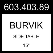 Tavolino laterale IKEA BURVIK