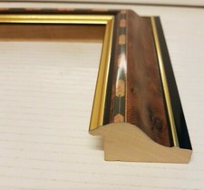 Cornice in legno RADICA per quadri foto stampe poster LARG CM 5,5 ALT CM3 BAT.2