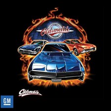   Oldsmobile T-Shirt Vintage Musclcar US Car Auto d'epoca Auto d'epoca V8 *0151