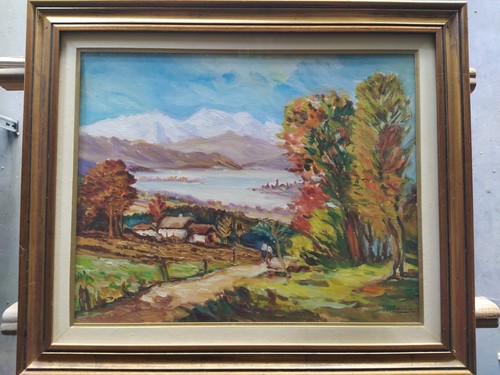 Quadro olio tela - quadro, su