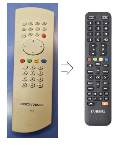 Telecomando compatibile per - , tv