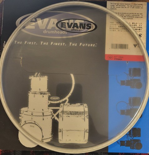 Evans clear tom drum head - g1,