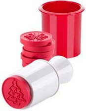 Tescoma Stampo per Dolci Tagliabiscotti Natalizi in Plastica Set 6 Pezzi Delicia
