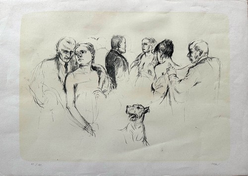 Alberto sughi litografia - alberto, la