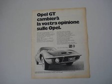 advertising Pubblicità 1969 OPEL GT