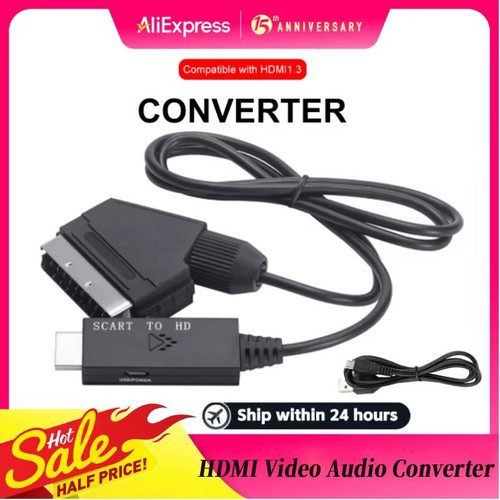 Adattatore scart hdmi 1080p - scart, a