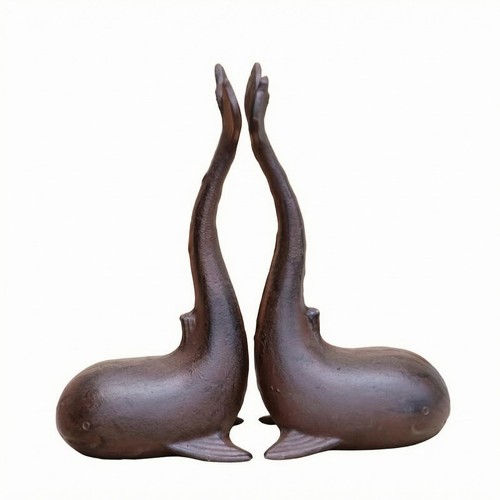Coppia fermalibri cetaceo - coppia, di