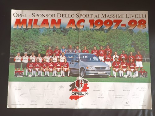 Poster milan 1997 opel - poster, ac