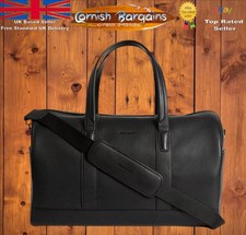 Borsa weekend in pelle nera