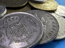 LOTTO 10 SET MONETE SPAGNA SPAGNOLE PTAS PESETA PESETAS CARLOS ESPANA