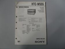 Service Manual Sony Compact Disc Deck HTC-W555