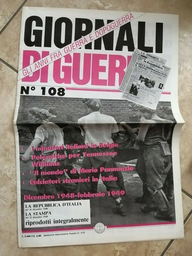 Giornali guerra 108 - giornali,