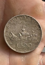 500 LIRE ARGENTO CARAVELLE