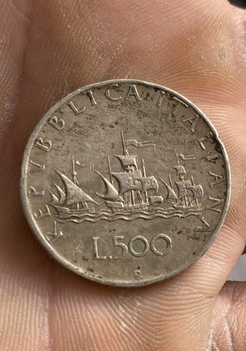 500 lire argento - 500, caravelle