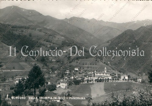 1952 bovegno panorama - panorama, valle