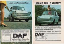 2 pagine pubblicitarie 1967 - DAF