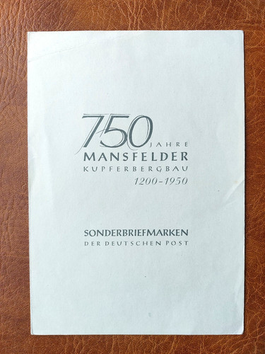 Foglio commemorativo ddr 750 - foglio,