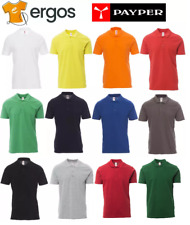 Polo a manica Corta Payper ROME 3 Bottoni da Uomo Maglia 100% Cotone Perlato