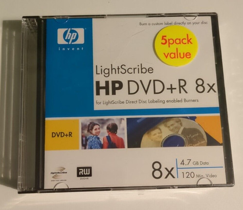 Dischi lightscribe dvd r - 5, dvd+r