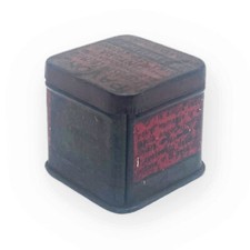 ND * Scatola, Barattolo in Latta "Pavone - Mario Vinattieri & C - Prato - per La