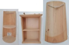 Tegola semplice, tegola con ripiani e bacheca in legno Stamperia da decorare