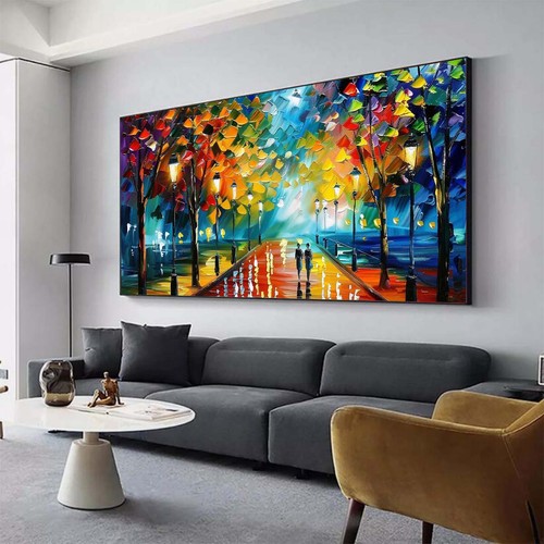 Quadro astratto dipinto - , mano