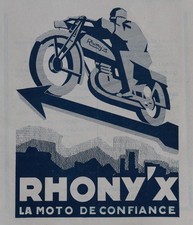 1923 Catalogo RHONX'S La moto