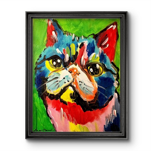 Quadro belle arti gatto - belle,