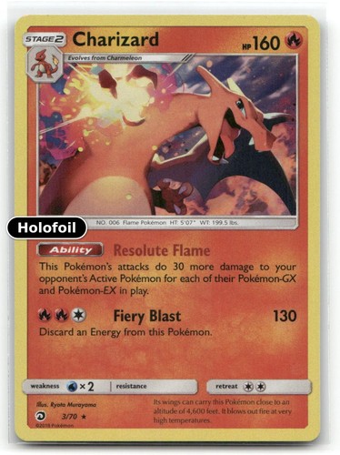 Charizard holo dragon - charizard, majesty