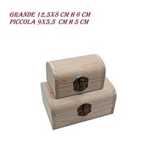30 scatole in legno bauletti