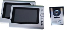 Videocitofono video citofono monitor lcd 7" vivavoce 4 fili singolo bifamiliare