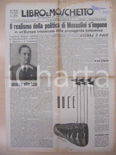 1936 libro moschetto - libro, e