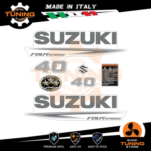 Kit adesivi motore marino - adesivi,