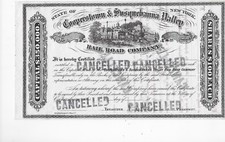 ANNO 1800 COOPERSTOWN RAILOAD    * AZIONE D'EPOCA STORICA  ORIGINALE 