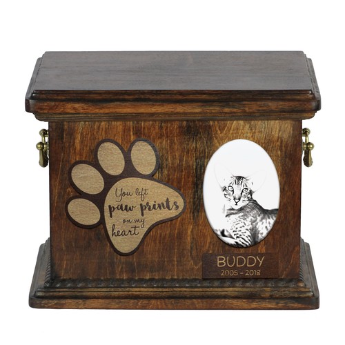 Urna legno per - per, gatto