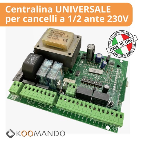 Centralina cancello universale - centralina,