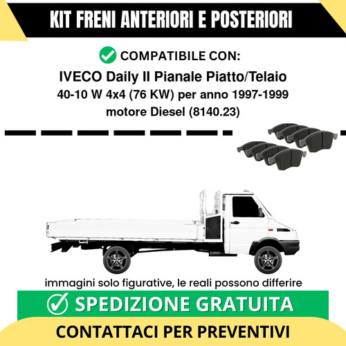 Pastiglie freno ant post - freno,