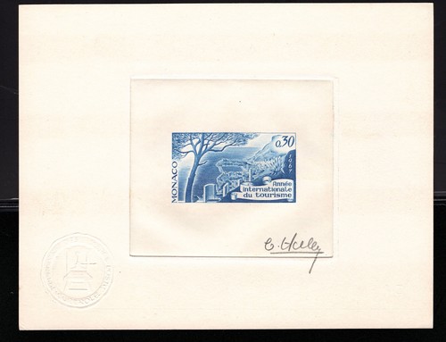 Monaco épreuve proof signé - proof,