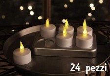 Set 24 Pz Candele Led Lumini