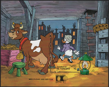 Foglietto nonna Papera "Expo 1992 Chicago" -Gren. St Vincent- DISNEY ** [DIS103]