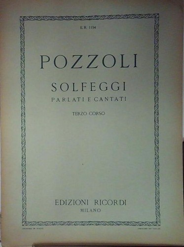 Pozzoli solfeggi parlati - pozzoli,