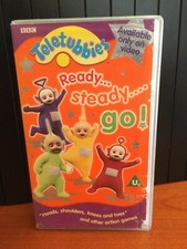 VHS TELETUBBIES READY STEADY GO BBCV 6924 INGLESE 2000