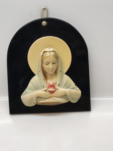 Capezzale gesso madonna - capezzale, anni