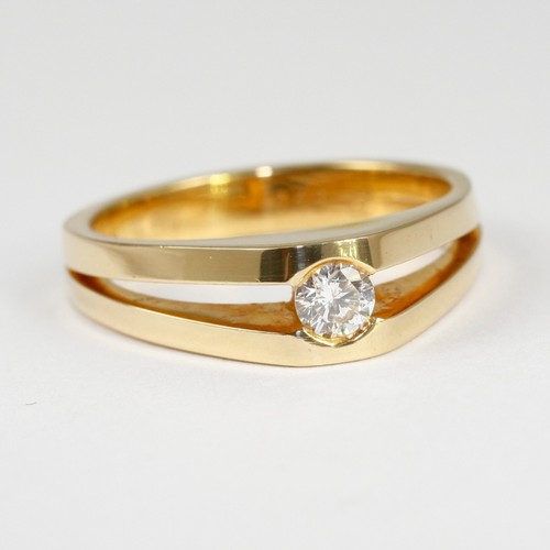 Massiccio anello 585 oro - anello,
