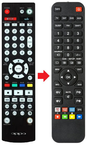 Telecomando adatto per oppo - telecomando,