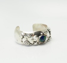 Stella Pianeti Cosmic Celestiale Bodies Largo Argento Sterling Bracciale