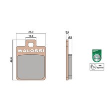 Pastiglie freno Malossi BRAKE