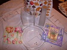 Piatto, Vaso, Bottiglia vetro