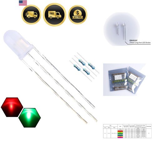 100pcs 5mm luci - luci, verdi