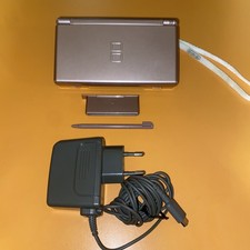 Nintendo DS Lite Oro Rosa Metallizzato Con Caricatore E Pennino Condizioni Top